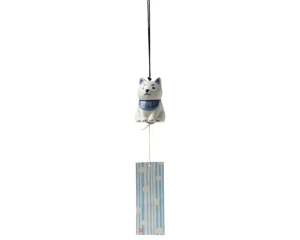 MIYA Company Dogs^Wind Chime Shiba Blue/White