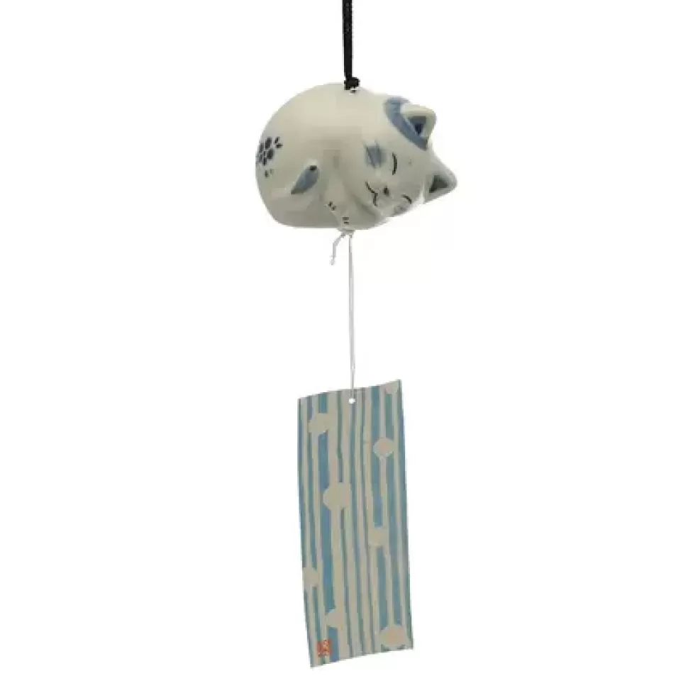 MIYA Company Cats^Wind Chime Sleeping Cat