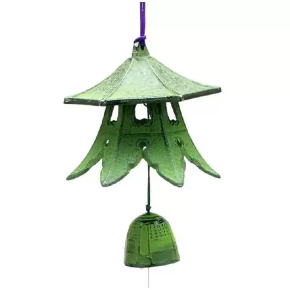 MIYA Company Wind Chimes^Wind Chime Temple Bell Green